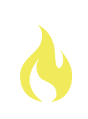 yellow flame