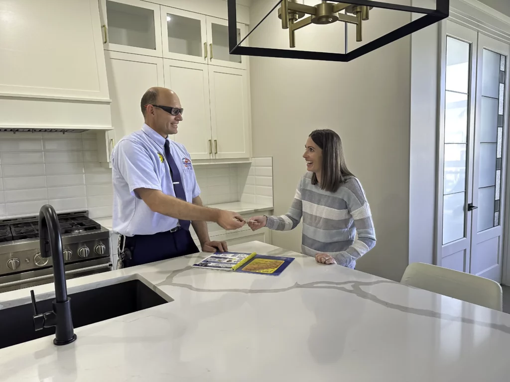 A Gentlemen Pro with a homeowner