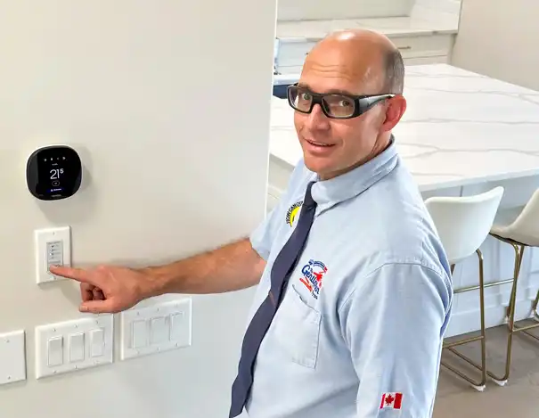 Heating, HVAC, thermostat, energy savings, furnace repair, furnace replacement in Calgary, Edmonton and Red Deer Alberta