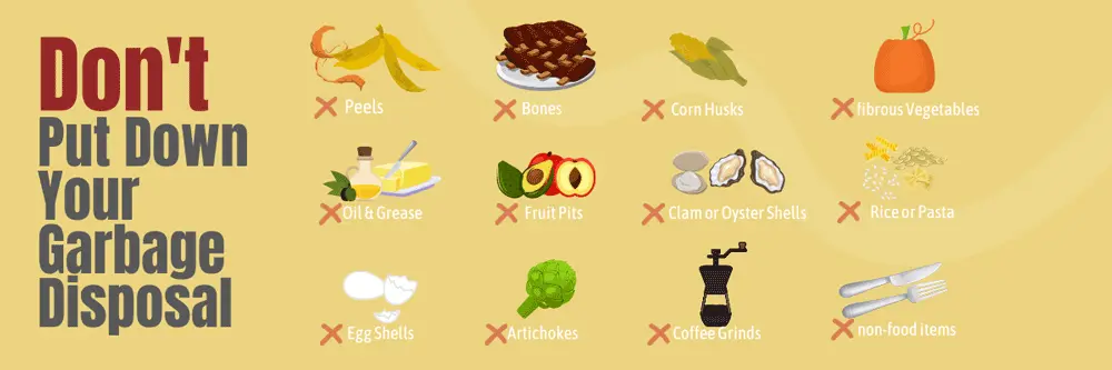 Don't Put Down Garbage Disposal Calgary