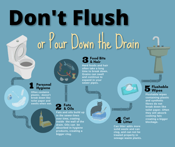 flushing the wrong things