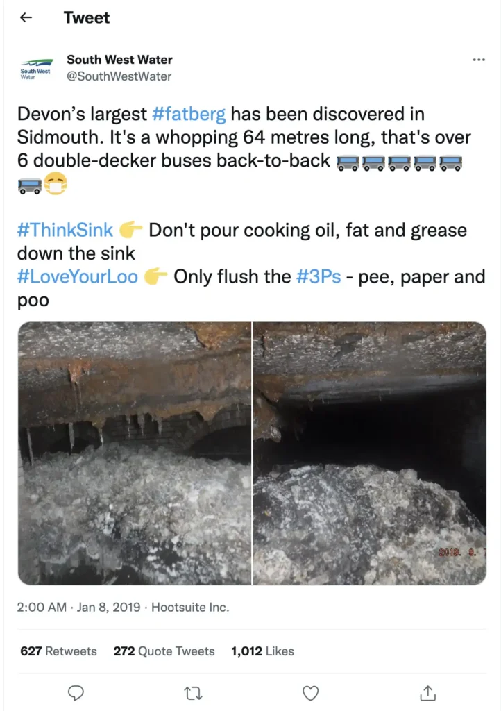 Fatburg Tweet from UK